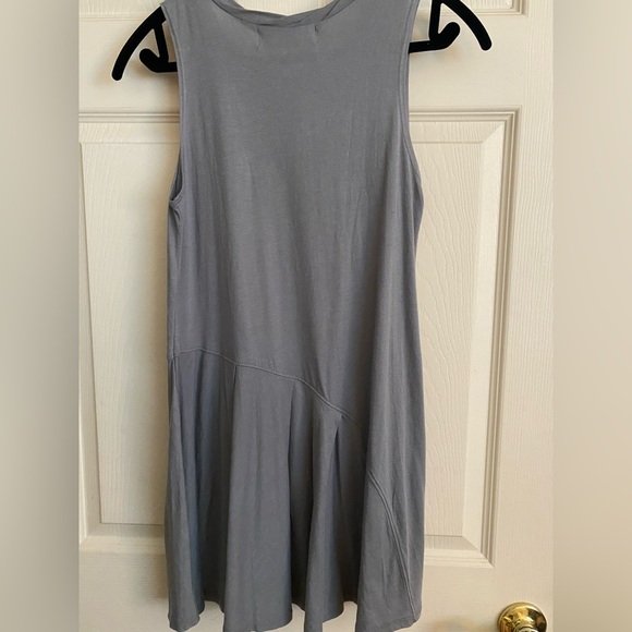 Project Social T Gray Mock Neck Asymmetrical Sundress - Picture 3 of 10